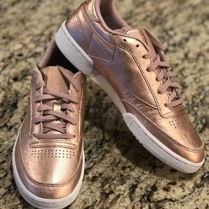 Reebok Women's Club C 85 Rose Gold Sneakers (9.5)